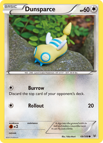 Dunsparce (68/108) [XY: Roaring Skies] - The Mythic Store | 24h Order Processing