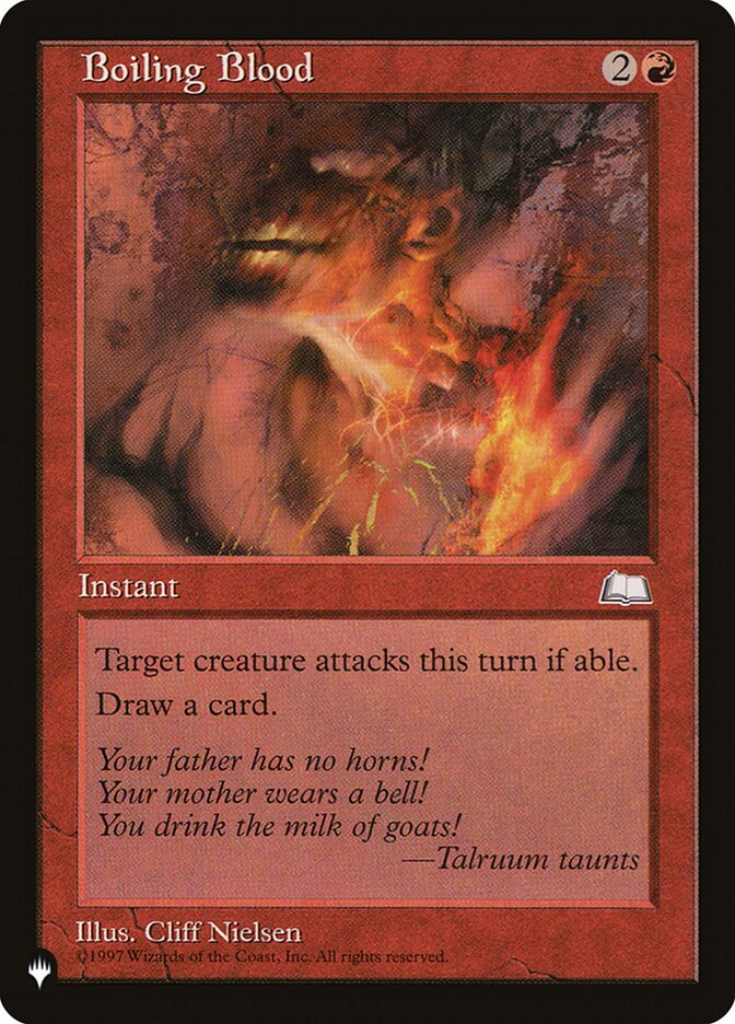 Boiling Blood [The List] - The Mythic Store | 24h Order Processing