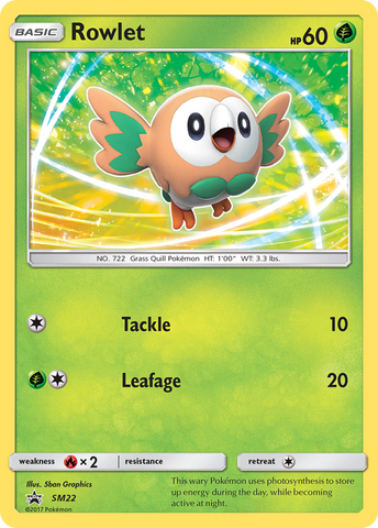 Rowlet (SM22) [Sun & Moon: Black Star Promos] - The Mythic Store | 24h Order Processing