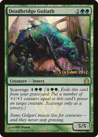 Deadbridge Goliath [Return to Ravnica Prerelease Promos] - The Mythic Store | 24h Order Processing