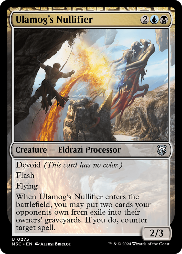 Ulamog's Nullifier (Ripple Foil) [Modern Horizons 3 Commander] - The Mythic Store | 24h Order Processing