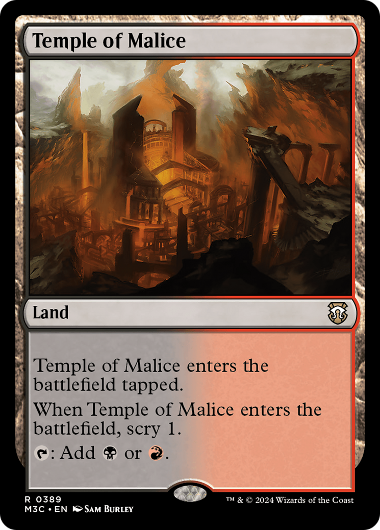 Temple of Malice (Ripple Foil) [Modern Horizons 3 Commander] - The Mythic Store | 24h Order Processing