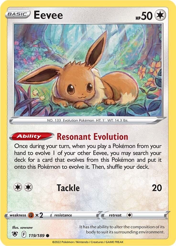Eevee (119/189) [Sword & Shield: Astral Radiance] - The Mythic Store | 24h Order Processing