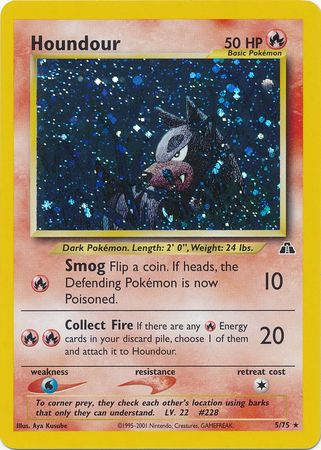 Houndour (5/75) [Neo Discovery Unlimited] - The Mythic Store | 24h Order Processing