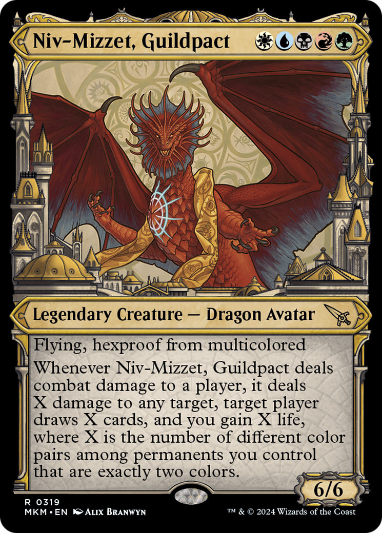 Niv-Mizzet, Guildpact (Showcase) (319) [Murders at Karlov Manor] - The Mythic Store | 24h Order Processing