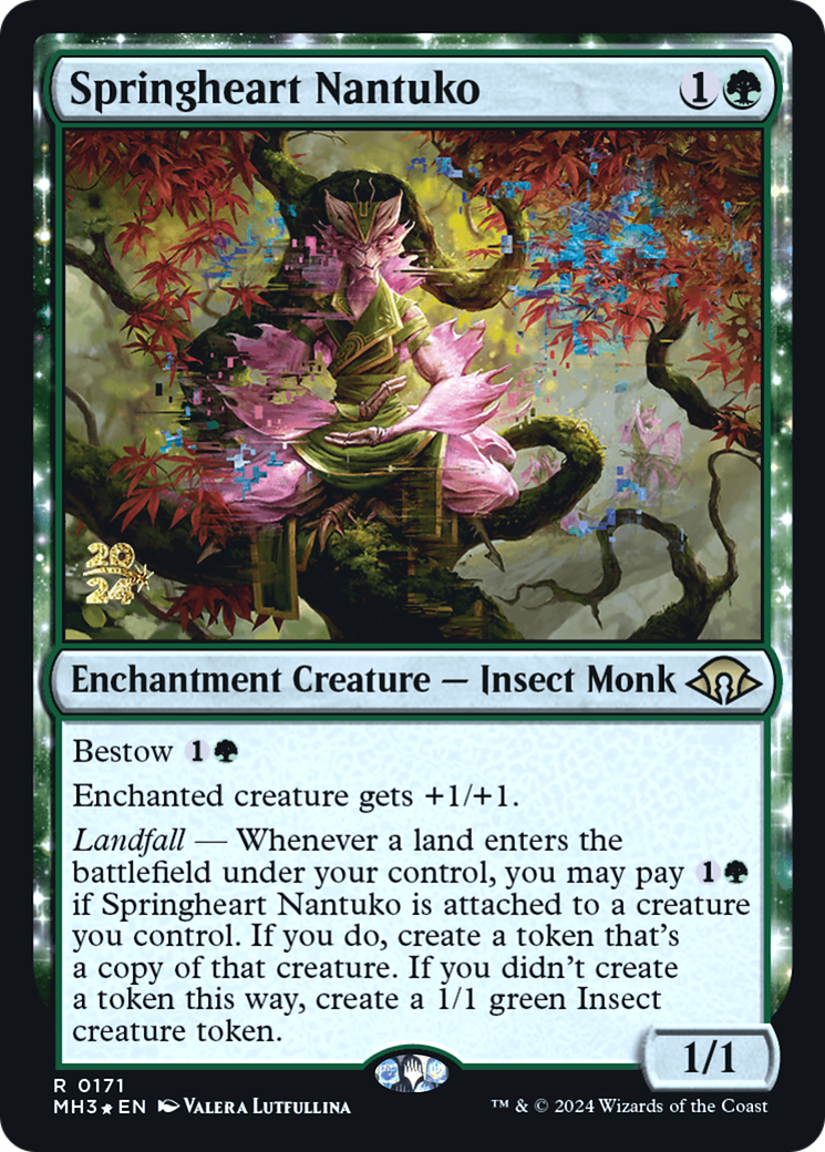 Springheart Nantuko [Modern Horizons 3 Prerelease Promos] - The Mythic Store | 24h Order Processing