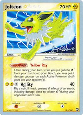 Jolteon Star (101/108) (Psychic Lock - Jason Klaczynski) [World Championships 2008] - The Mythic Store | 24h Order Processing