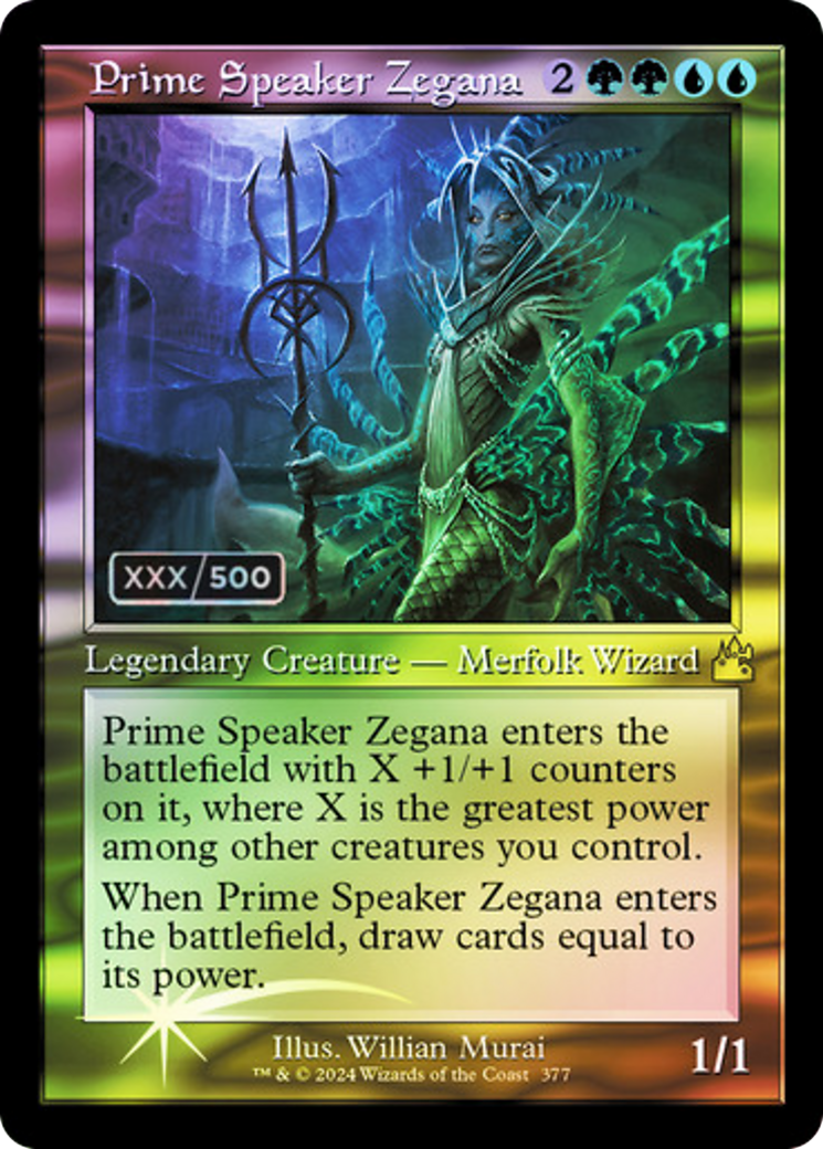 Prime Speaker Zegana (Retro) (Serialized) [Ravnica Remastered] - The Mythic Store | 24h Order Processing
