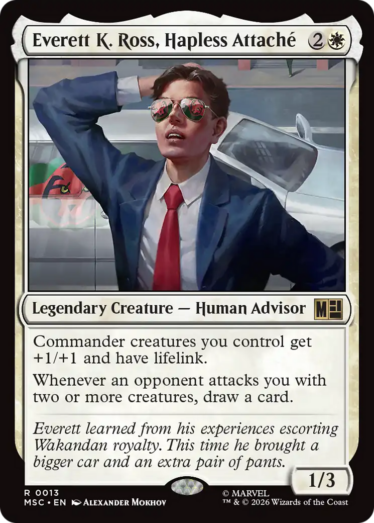 Everett K. Ross, Hapless Attache [Marvel Super Heroes Commander] - The Mythic Store | 24h Order Processing