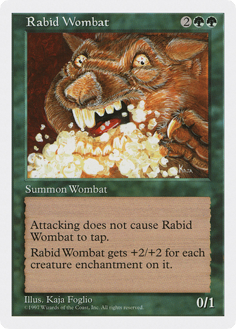 Rabid Wombat [Fifth Edition] - The Mythic Store | 24h Order Processing