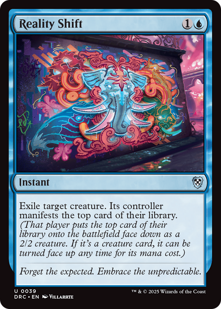 Reality Shift [Aetherdrift Commander] - The Mythic Store | 24h Order Processing