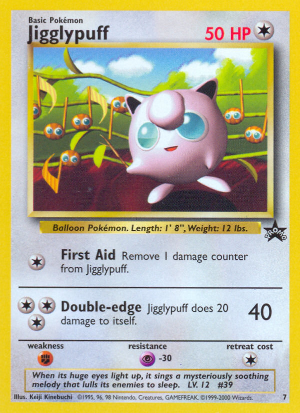 Jigglypuff (7) [Wizards of the Coast: Black Star Promos] - The Mythic Store | 24h Order Processing