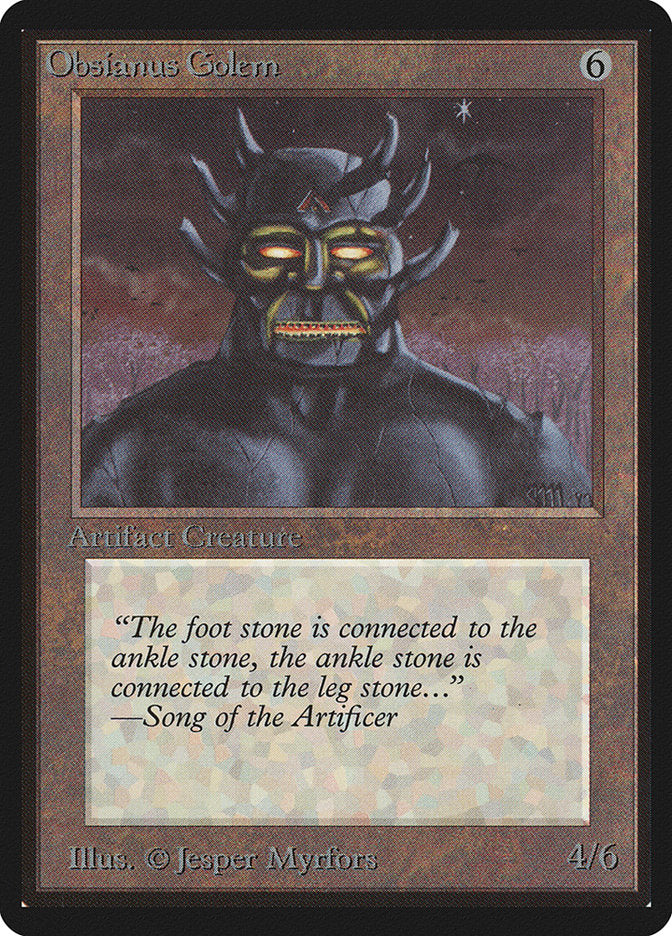 Obsianus Golem [Beta Edition] - The Mythic Store | 24h Order Processing