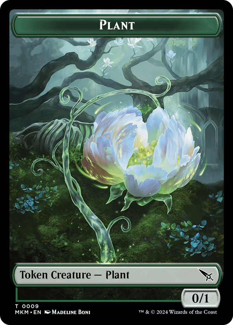 Plant Token [Murders at Karlov Manor Tokens] - The Mythic Store | 24h Order Processing