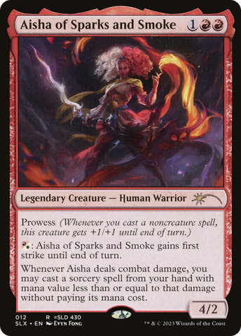 Aisha of Sparks and Smoke [Secret Lair: Universes Within] - The Mythic Store | 24h Order Processing