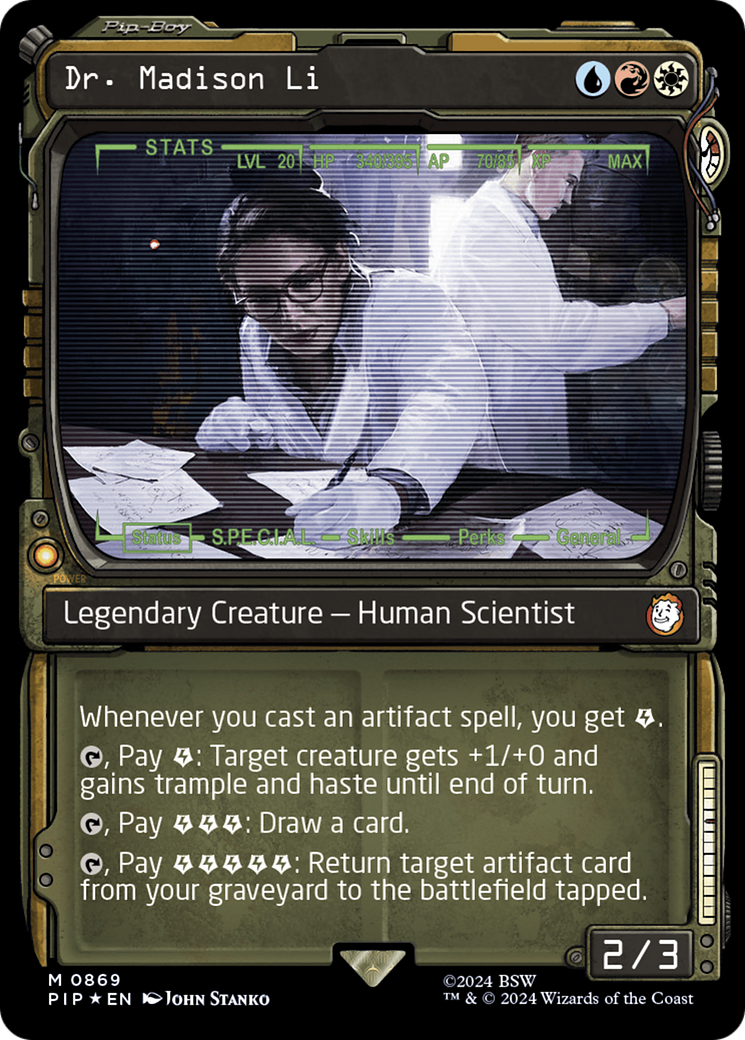 Dr. Madison Li (Showcase) (Surge Foil) [Fallout] - The Mythic Store | 24h Order Processing