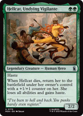 Hellcat, Undying Vigilante [Marvel Super Heroes] - The Mythic Store | 24h Order Processing