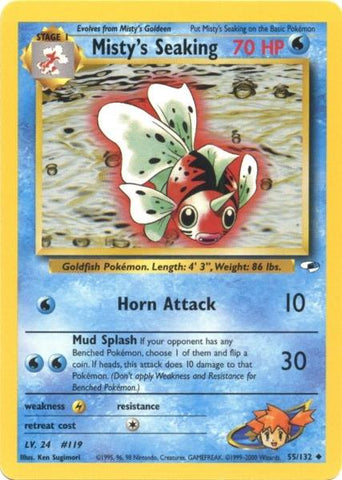 Misty's Seaking (55/132) [Gym Heroes Unlimited] - The Mythic Store | 24h Order Processing