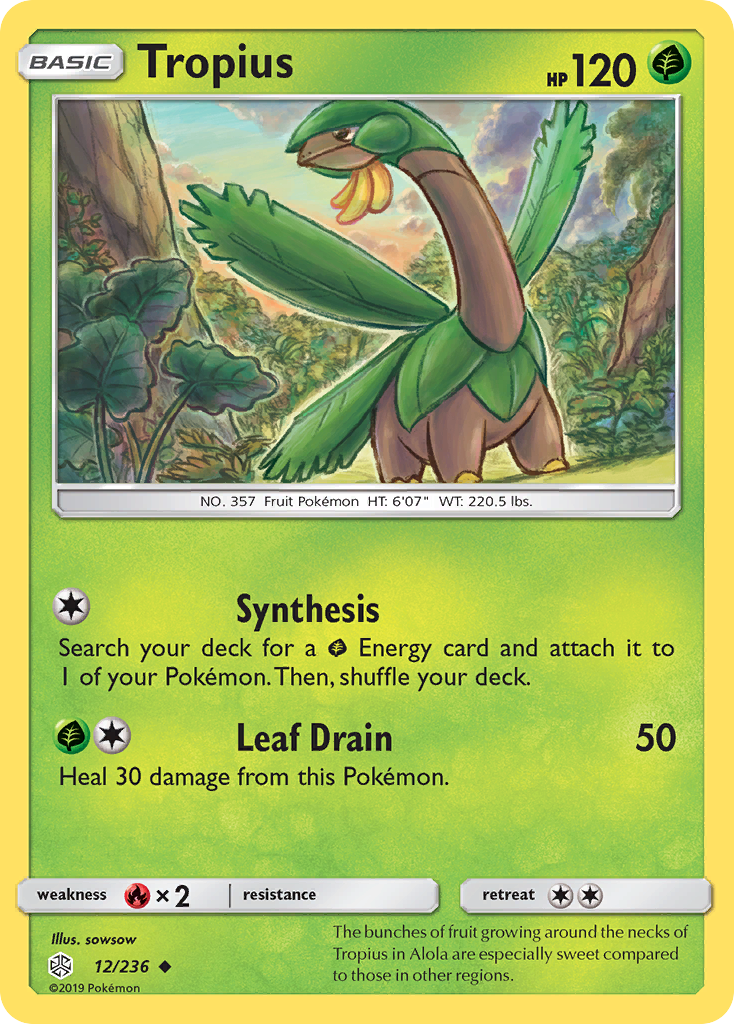 Tropius (12/236) [Sun & Moon: Cosmic Eclipse] - The Mythic Store | 24h Order Processing