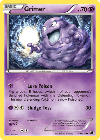 Grimer (45/116) [Black & White: Plasma Freeze] - The Mythic Store | 24h Order Processing