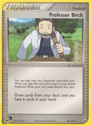 Professor Birch (89/109) [EX: Ruby & Sapphire] - The Mythic Store | 24h Order Processing