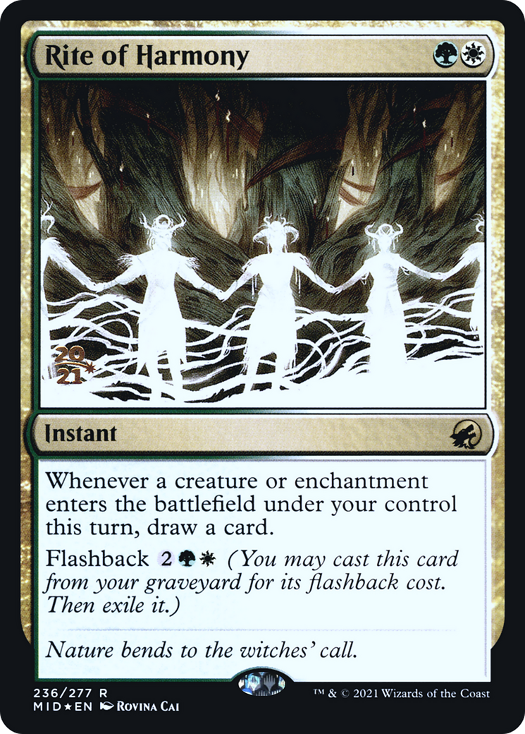 Rite of Harmony [Innistrad: Midnight Hunt Prerelease Promos] - The Mythic Store | 24h Order Processing