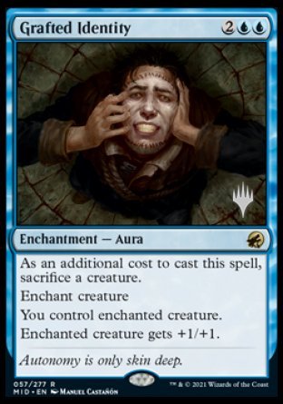 Grafted Identity (Promo Pack) [Innistrad: Midnight Hunt Promos] - The Mythic Store | 24h Order Processing