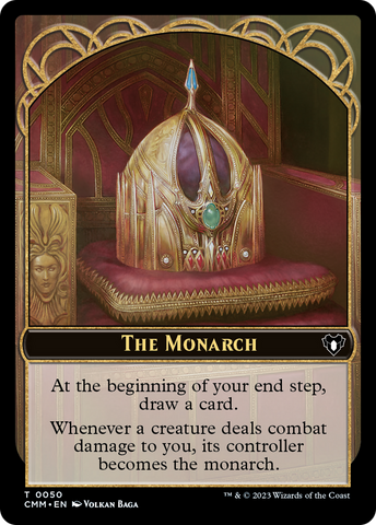 The Monarch // Cat (0005) Double-Sided Token [Commander Masters Tokens] - The Mythic Store | 24h Order Processing