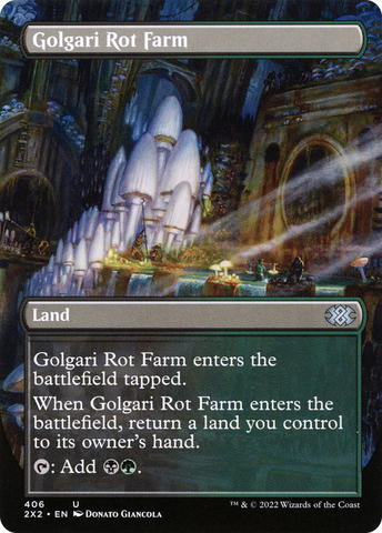 Golgari Rot Farm (Borderless Alternate Art) [Double Masters 2022] - The Mythic Store | 24h Order Processing