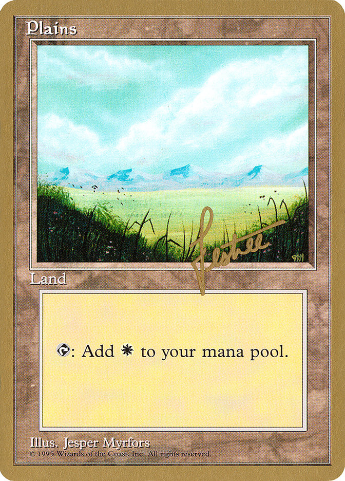 Plains (bl366) (Bertrand Lestree) [Pro Tour Collector Set] - The Mythic Store | 24h Order Processing