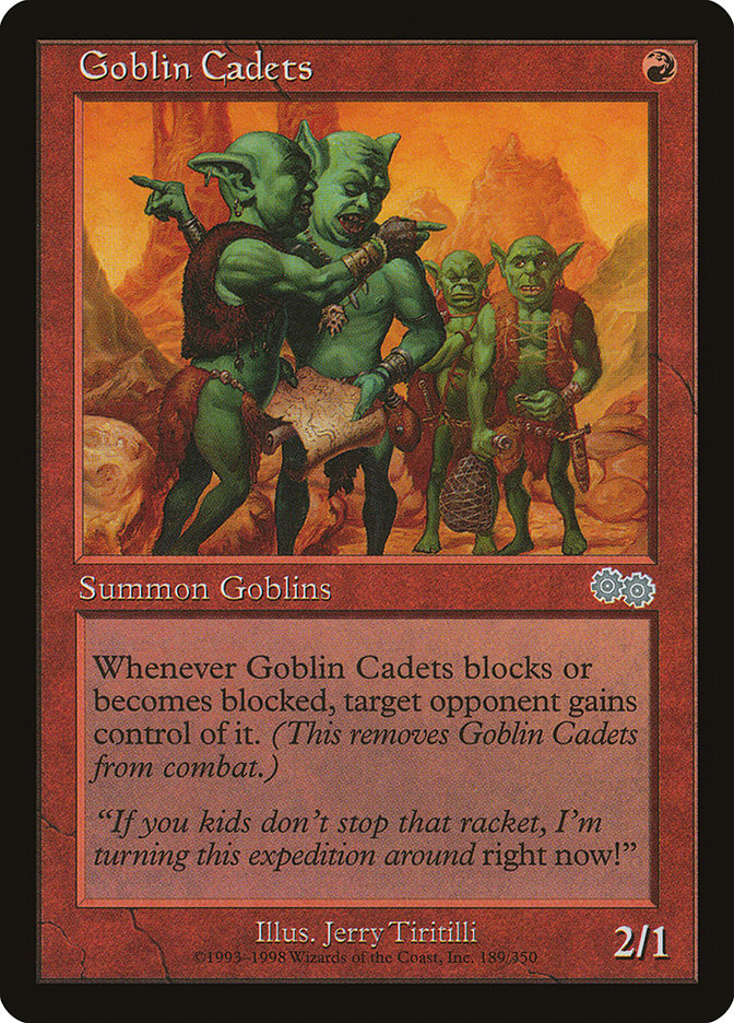 Goblin Cadets [Urza's Saga] - The Mythic Store | 24h Order Processing