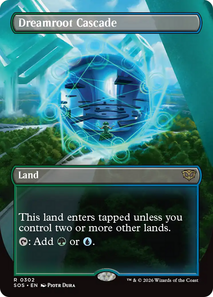 Dreamroot Cascade (Borderless) [Secrets of Strixhaven] - The Mythic Store | 24h Order Processing