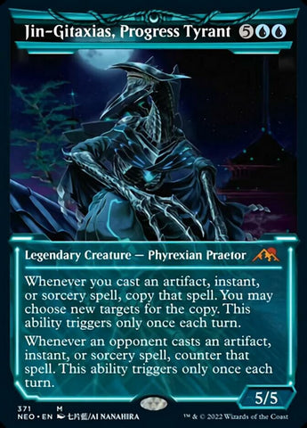 Jin-Gitaxias, Progress Tyrant (Showcase Soft Glow) [Kamigawa: Neon Dynasty] - The Mythic Store | 24h Order Processing
