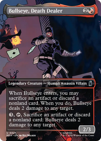 Bullseye, Death Dealer (Borderless) [Marvel Super Heroes] - The Mythic Store | 24h Order Processing