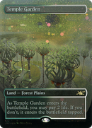 Temple Garden (Borderless) (Galaxy Foil) [Unfinity] - The Mythic Store | 24h Order Processing