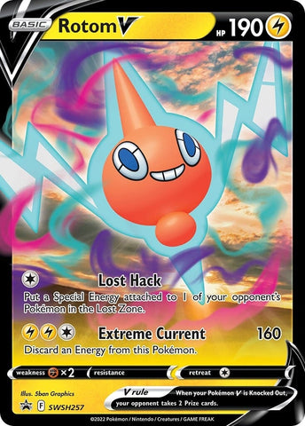 Rotom V (SWSH257) [Sword & Shield: Black Star Promos] - The Mythic Store | 24h Order Processing