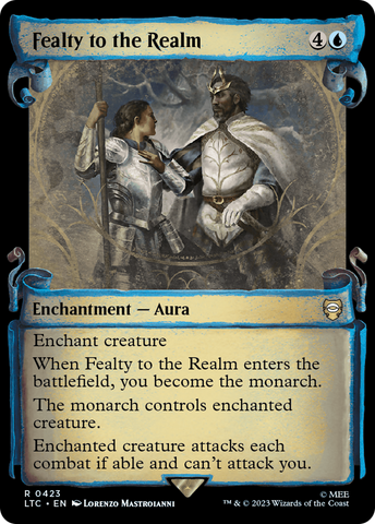 Fealty to the Realm [The Lord of the Rings: Tales of Middle-Earth Commander Showcase Scrolls] - The Mythic Store | 24h Order Processing