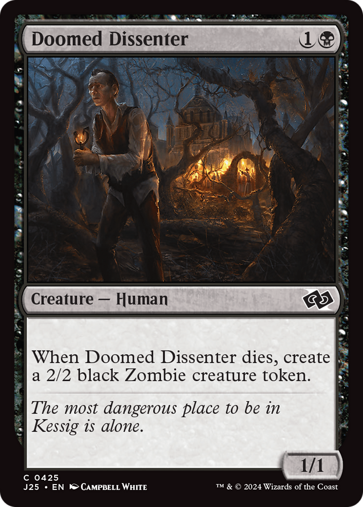 Doomed Dissenter [Foundations Jumpstart] - The Mythic Store | 24h Order Processing