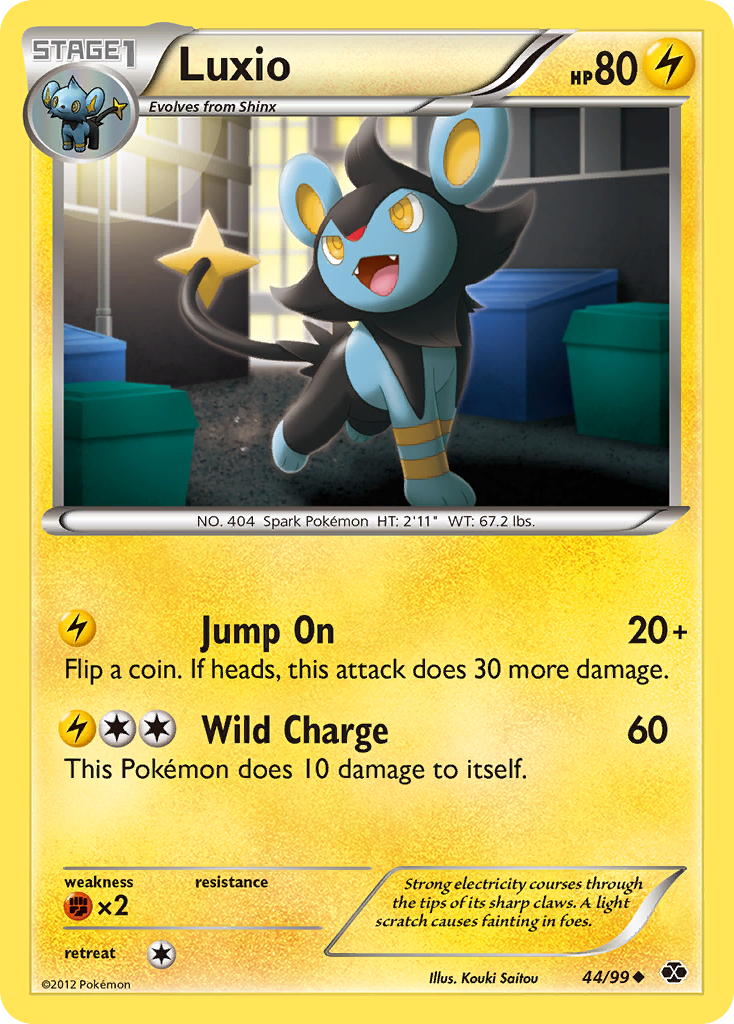 Luxio (44/99) [Black & White: Next Destinies] - The Mythic Store | 24h Order Processing