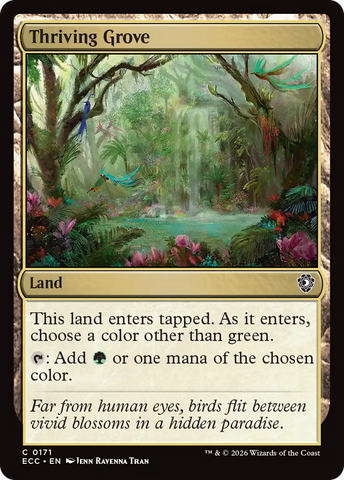 Thriving Grove [Lorwyn Eclipsed Commander] - The Mythic Store | 24h Order Processing