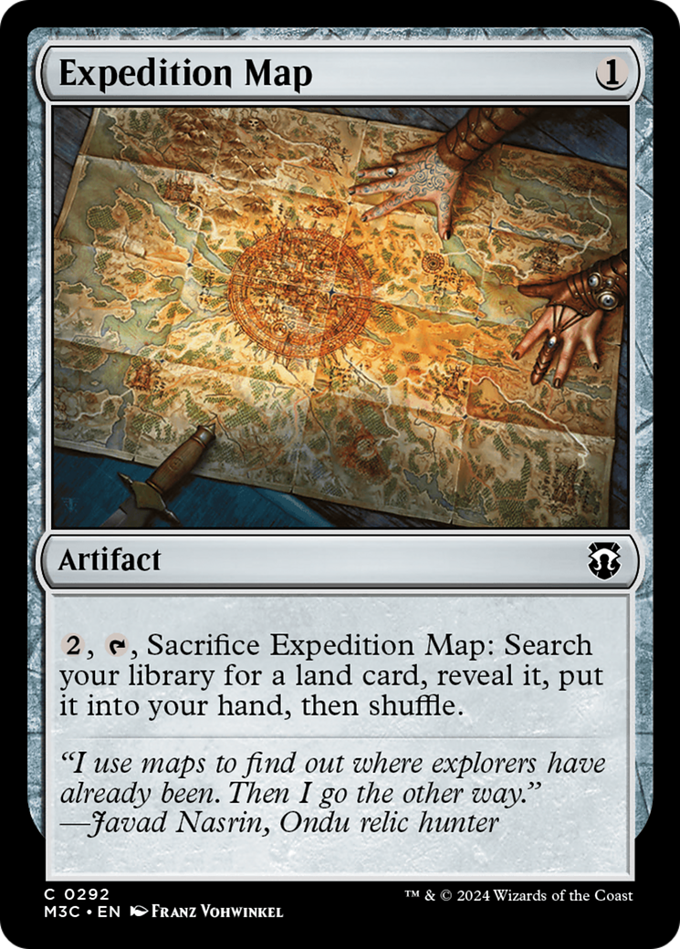 Expedition Map (Ripple Foil) [Modern Horizons 3 Commander] - The Mythic Store | 24h Order Processing