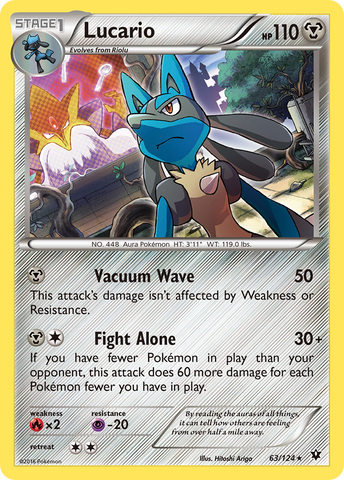 Lucario (63/124) [XY: Fates Collide] - The Mythic Store | 24h Order Processing