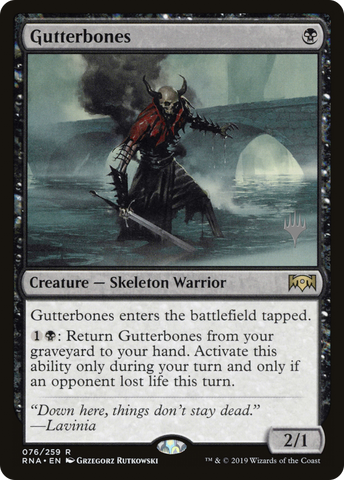 Gutterbones (Promo Pack) [Ravnica Allegiance Promos] - The Mythic Store | 24h Order Processing