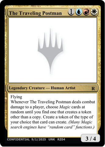 The Traveling Postman [Unknown Event] - The Mythic Store | 24h Order Processing