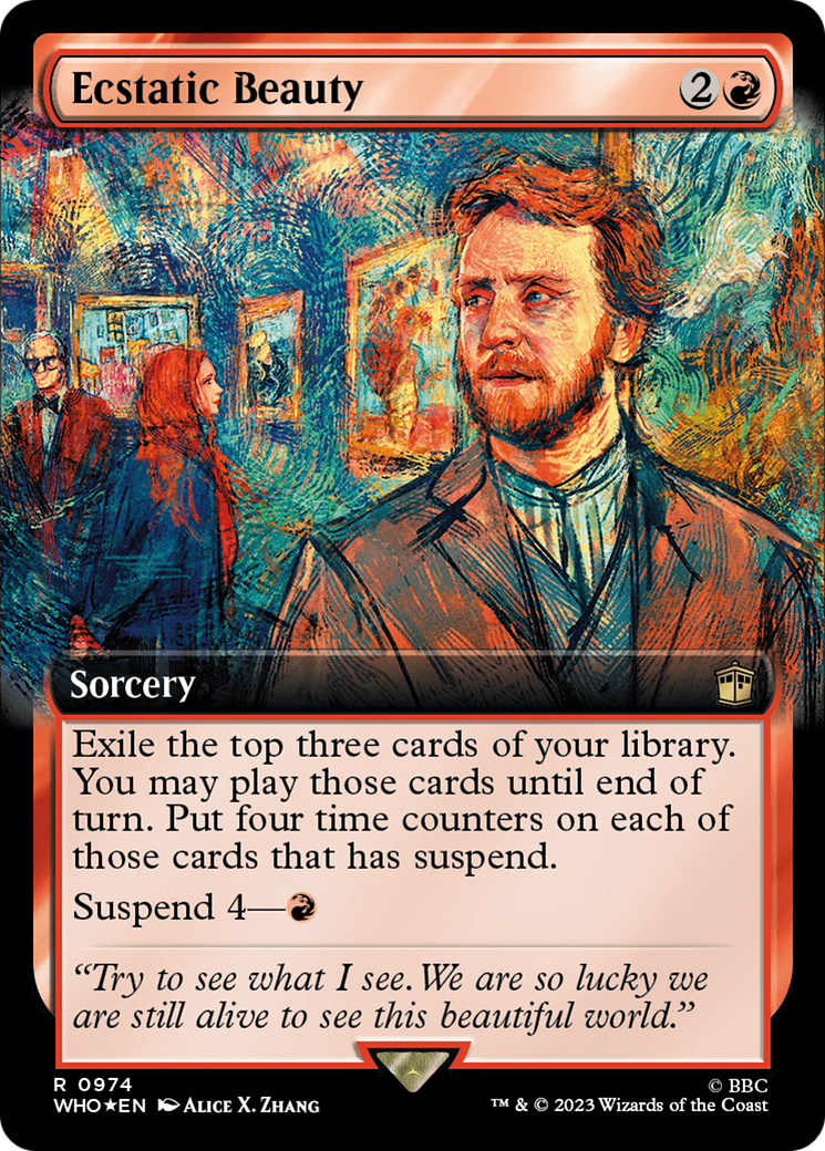 Ecstatic Beauty (Extended Art) (Surge Foil) [Doctor Who] - The Mythic Store | 24h Order Processing