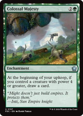 Colossal Majesty [Foundations Commander] - The Mythic Store | 24h Order Processing