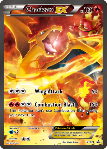 Charizard EX (XY121) [XY: Black Star Promos] - The Mythic Store | 24h Order Processing