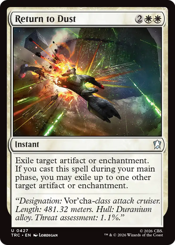 Return to Dust (Surge Foil) [Star Trek Commander]