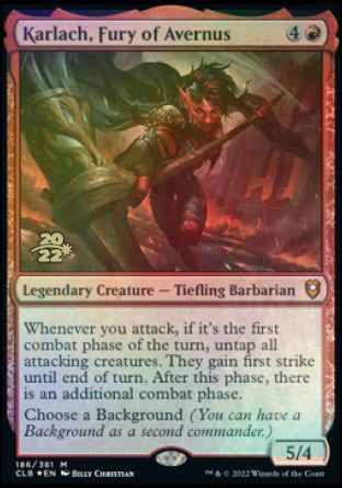 Karlach, Fury of Avernus [Commander Legends: Battle for Baldur's Gate Prerelease Promos] - The Mythic Store | 24h Order Processing