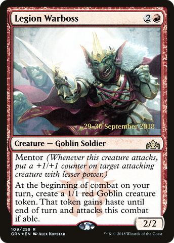 Legion Warboss [Guilds of Ravnica Prerelease Promos] - The Mythic Store | 24h Order Processing